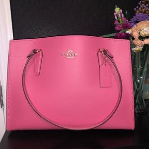 Coach - Saffiano Leather Shoulder Bag